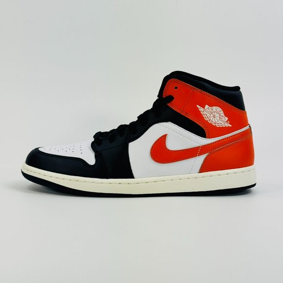 Air Jordan 1 Mid 'Black Toe Starfish' DQ8426-801 size 11.5 - Picture 4 of 8